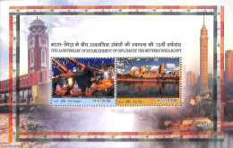 India 2023 Diplomatic Relations With Egypt S/s, Mint NH - Ungebraucht