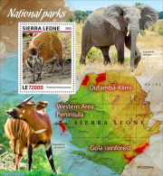 Sierra Leone 2022 National Parks, Mint NH, Nature - Animals (others & Mixed) - Elephants - Autres & Non Classés