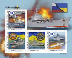 Sierra Leone 2022 Military Ships, Mint NH, Transport - Ships And Boats - Ships