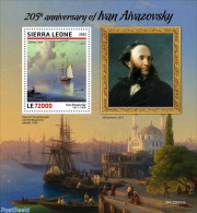 Sierra Leone 2022 205th Anniversary Of Ivan Aivazovsky, Mint NH, Transport - Ships And Boats - Art - Paintings - Bateaux