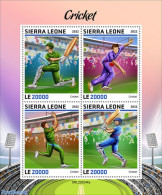 Sierra Leone 2022 Cricket, Mint NH, Sport - Cricket - Cricket