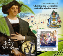 Sierra Leone 2022 530th Anniversary Of The Arrival Of Christopher Columbus In The Bahamas, Mint NH, History - Explorers - Explorers