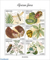 Sierra Leone 2022 African Flora, Mint NH, Nature - Flowers & Plants - Insects - Mushrooms - Funghi