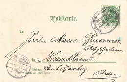 Bahnpost (Ambulant; R.P.O./T.P.O.) Cöln (Rhein)-Aschaffenburg (ZA2502) - Lettres & Documents