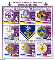 Central Africa 2022 Scouting 8v M/s, Mint NH, Sport - Scouting - Zentralafrik. Republik
