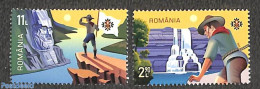 Romania 2023 Scouting 2v, Mint NH, Sport - Scouting - Unused Stamps