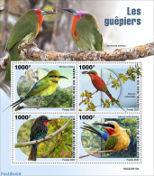 Niger 2022 Bee-eaters, Mint NH, Nature - Birds - Niger (1960-...)