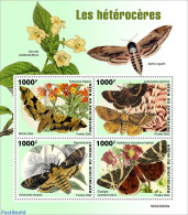 Niger 2022 Moths, Mint NH, Nature - Insects - Níger (1960-...)