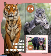Niger 2022 Endangered Species , Mint NH, Nature - Animals (others & Mixed) - Cat Family - Niger (1960-...)