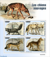 Niger 2022 Wild Dogs, Mint NH, Nature - Animals (others & Mixed) - Niger (1960-...)