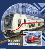 Niger 2022 German Trains, Mint NH, Transport - Railways - Trenes