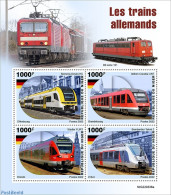 Niger 2022 German Trains, Mint NH, Transport - Railways - Treinen
