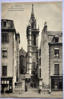 29 - MORLAIX - Le Clocher Et Le Calvaire De L'Eglise Saint-Melaine - Morlaix