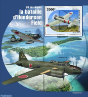 Niger 2022 80 Years Since The Battle Of Henderson Field, Mint NH, History - Transport - World War II - Aircraft & Avia.. - WW2 (II Guerra Mundial)