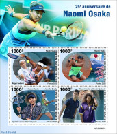 Niger 2022 25th Anniversary Of Naomi Osaka, Mint NH, Sport - Tennis - Tenis