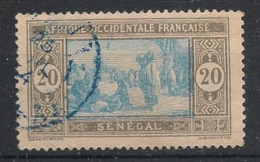 SENEGAL - 1927-33 - N°YT. 102 - Marché 20c Gris Et Bleu - Oblitéré / Used - Gebraucht