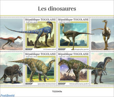 Togo 2022 Dinosaurs, Mint NH, Nature - Prehistoric Animals - Prehistorics