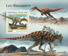 Togo 2022 Dinosaurs, Mint NH, Nature - Prehistoric Animals - Prehistorisch