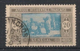 SENEGAL - 1927-33 - N°YT. 102 - Marché 20c Gris Et Bleu - Oblitéré / Used - Gebraucht