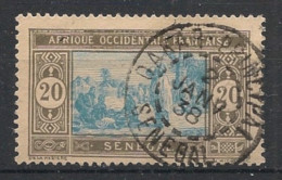 SENEGAL - 1927-33 - N°YT. 102 - Marché 20c Gris Et Bleu - Oblitéré / Used - Usati