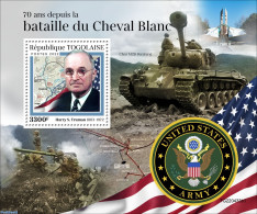 Togo 2022 70 Years Since The Battle Of White Horse, Mint NH, History - Transport - American Presidents - Militarism - Militaria
