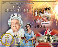 Togo 2022 60th Anniversary Of The Coronation Of Queen Elizabeth II, Mint NH, History - Kings & Queens (Royalty) - Koniklijke Families