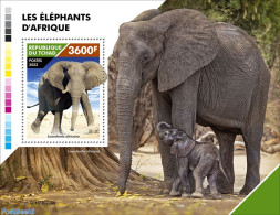 Chad 2022 African Elephants, Mint NH, Nature - Elephants - Sonstige & Ohne Zuordnung