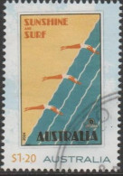 AUSTRALIA - USED 2024 $1.20 Gert Sellheim Travel Posters - Sunshine And Surf - Gebruikt
