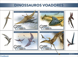 Guinea Bissau 2022 Flying Dinosaurs, Mint NH, Nature - Prehistoric Animals - Prehistóricos
