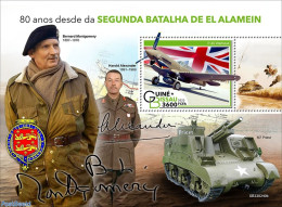 Guinea Bissau 2022 80 Years Since The Second Battle Of El Alamein, Mint NH, History - Transport - Flags - World War II.. - WW2 (II Guerra Mundial)