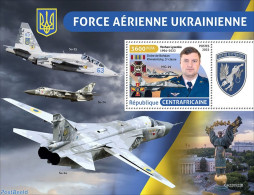 Central Africa 2022 Ukrainian Airforce, Mint NH, History - Transport - Militarism - Aircraft & Aviation - Militares