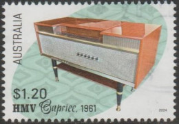 AUSTRALIA - USED 2024 $1.20 Retro Radio - HMV Caprice 1961 - Oblitérés