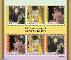 Liberia 2022 160th Anniversary Of Gustav Klimt, Mint NH, Art - Gustav Klimt - Paintings - Other & Unclassified