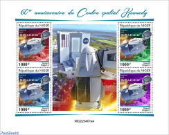 Niger 2022 60th Anniversary Of Kennedy Space Center, Mint NH, Transport - Space Exploration - Níger (1960-...)