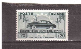 1951 L.20 SALONE AUTOMOBILE TORINO - 1946-60: Ungebraucht