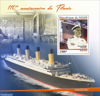 Niger 2022 110th Anniversary Of Titanic, Mint NH, Transport - Ships And Boats - Titanic - Boten