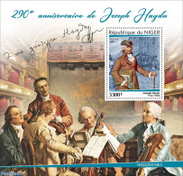Niger 2022 290th Anniversary Of Joseph Haydn, Mint NH, Performance Art - Science - Music - Musical Instruments - Compu.. - Musik