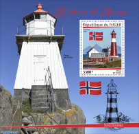 Niger 2022 Lighthouses Of Norway, Mint NH, History - Various - Flags - Lighthouses & Safety At Sea - Leuchttürme