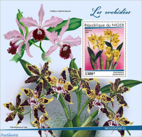 Niger 2022 Orchids, Mint NH, Nature - Orchids - Niger (1960-...)