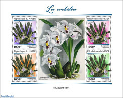 Niger 2022 Orchids, Mint NH, Nature - Orchids - Niger (1960-...)