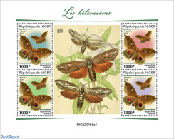 Niger 2022 Moths, Mint NH, Nature - Insects - Niger (1960-...)