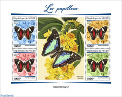 Niger 2022 Butterflies, Mint NH, Nature - Butterflies - Níger (1960-...)