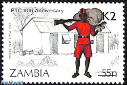 Zambia 1991 PTC 10th Anniversary, Overprint, Mint NH, Various - Weapons - Ohne Zuordnung