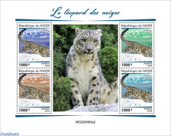 Niger 2022 Snow Leopards, Mint NH, Nature - Cat Family - Níger (1960-...)