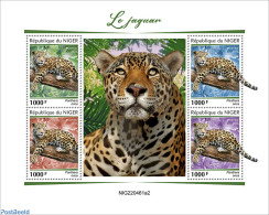 Niger 2022 Jaguars, Mint NH, Nature - Cat Family - Niger (1960-...)