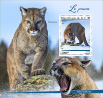 Niger 2022 Puma/Cougar, Mint NH, Nature - Cat Family - Niger (1960-...)