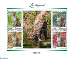 Niger 2022 Leopards, Mint NH, Nature - Cat Family - Niger (1960-...)