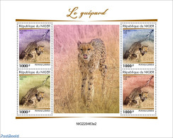 Niger 2022 Cheetah, Mint NH, Nature - Cat Family - Níger (1960-...)