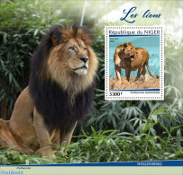 Niger 2022 Lions, Mint NH, Nature - Cat Family - Níger (1960-...)