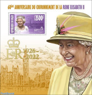 Niger 2022 60th Anniversary Of The Coronation Of Queen Elizabeth II, Mint NH, History - Kings & Queens (Royalty) - Case Reali